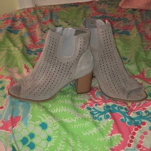 Heeled Open-toe Booties